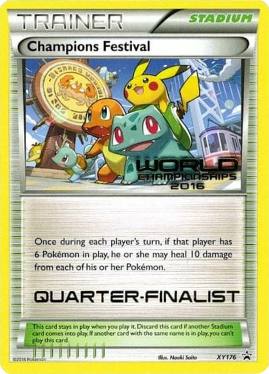 Champions Festival (XY176) (2016 Quarter Finalist) [XY: Black Star Promos] | The Time Vault CA