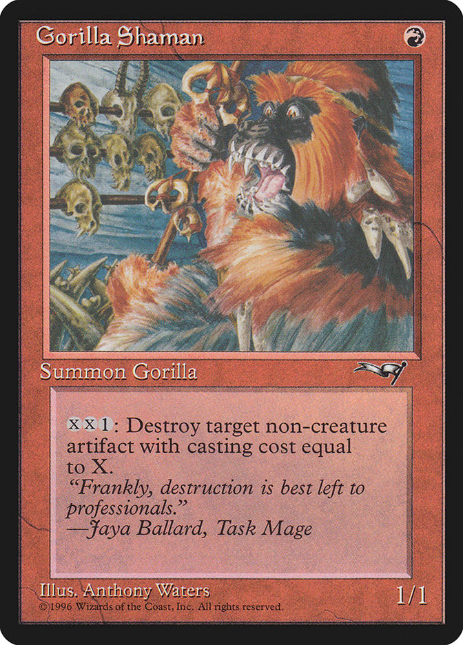 Gorilla Shaman (Skulls in Background) [Alliances] | The Time Vault CA