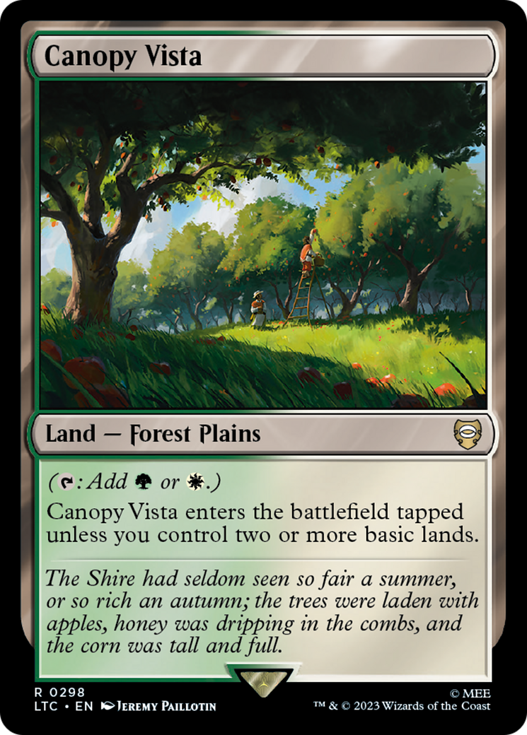 Canopy Vista [The Lord of the Rings: Tales of Middle-Earth Commander] | The Time Vault CA