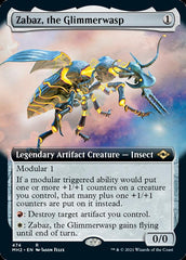 Zabaz, the Glimmerwasp (Extended Art) [Modern Horizons 2] | The Time Vault CA