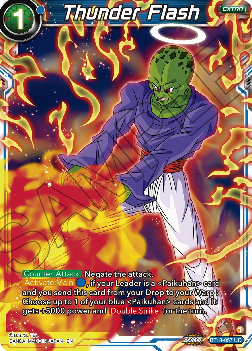 Thunder Flash (BT18-057) [Dawn of the Z-Legends] | The Time Vault CA