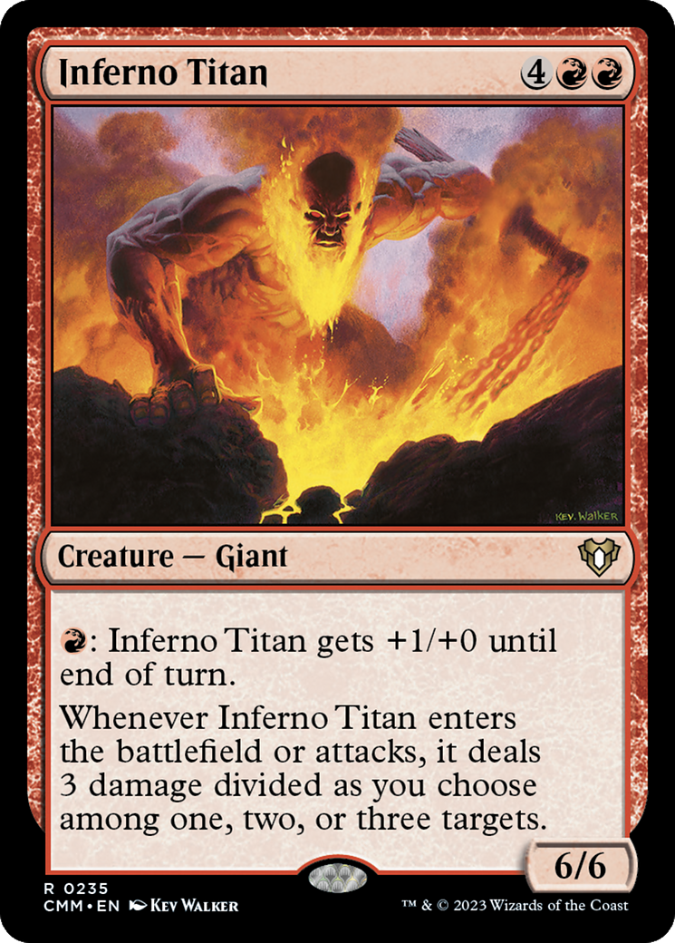 Inferno Titan [Commander Masters] | The Time Vault CA