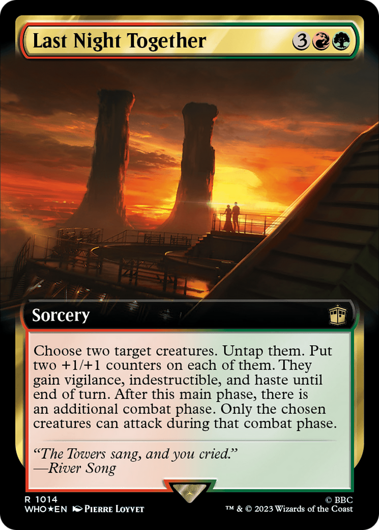 Last Night Together (Extended Art) (Surge Foil) [Doctor Who] | The Time Vault CA