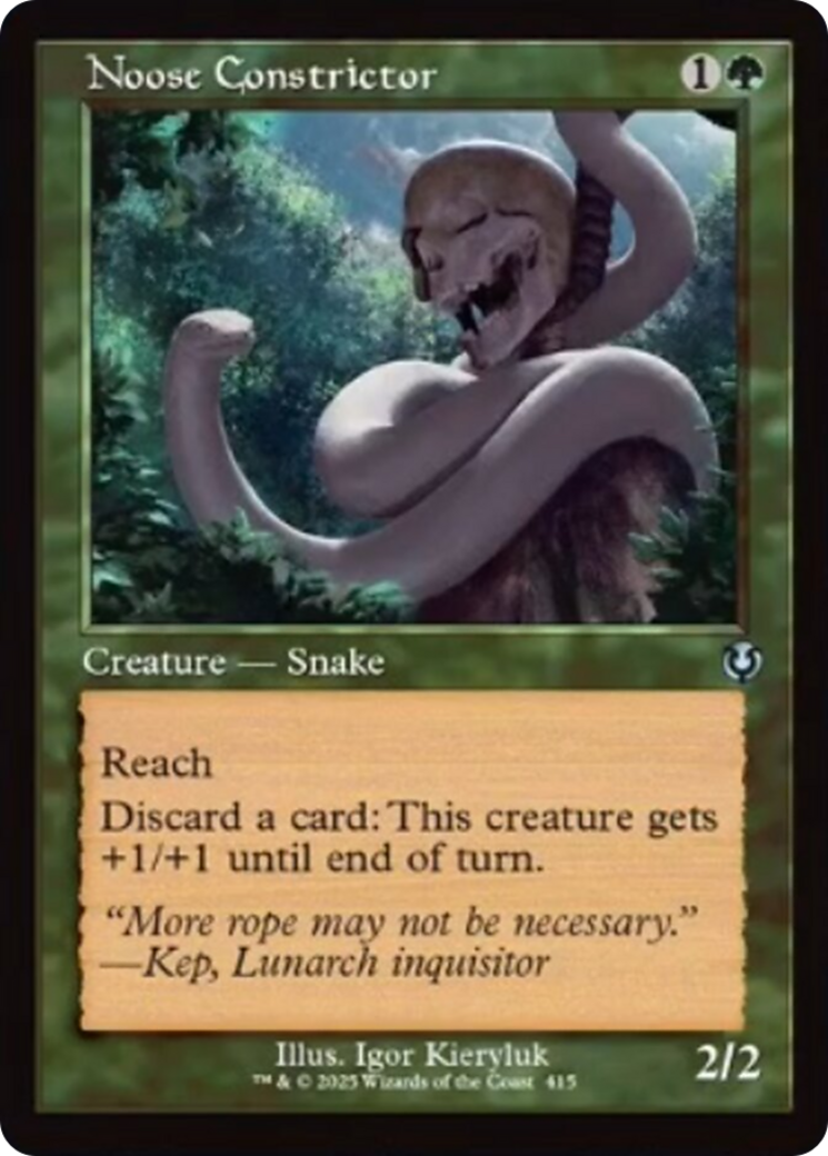 Noose Constrictor (Retro Frame) [Innistrad Remastered] | The Time Vault CA