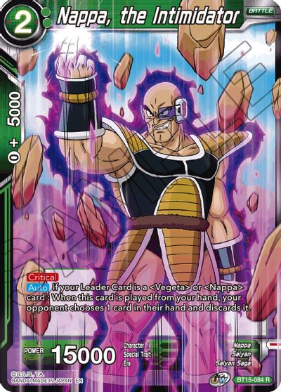Nappa, the Intimidator (BT15-084) [Saiyan Showdown] | The Time Vault CA