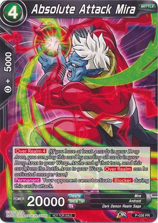 Absolute Attack Mira (P-038) [Promotion Cards] | The Time Vault CA
