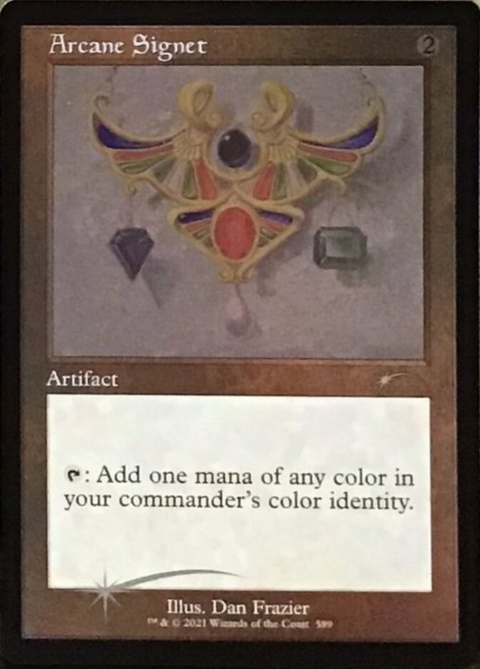 Arcane Signet (Retro) (Foil Etched) [Secret Lair Drop Promos] | The Time Vault CA