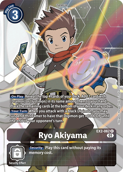 Ryo Akiyama [EX2-062] (Alternate Art) [Digital Hazard] | The Time Vault CA