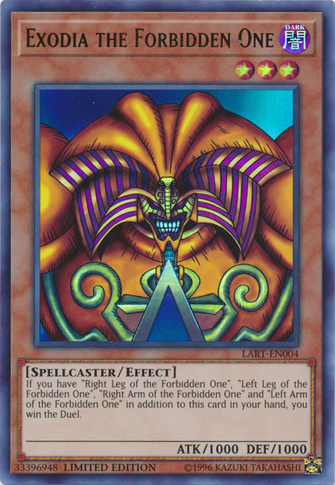 Exodia the Forbidden One [LART-EN004] Ultra Rare | The Time Vault CA