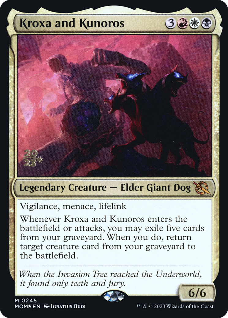 Kroxa and Kunoros [March of the Machine Prerelease Promos] | The Time Vault CA