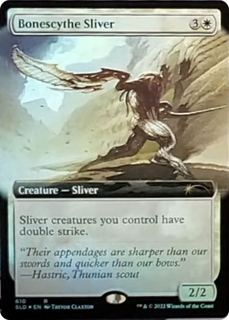 Bonescythe Sliver (Extended Art) [Secret Lair Drop Series] | The Time Vault CA