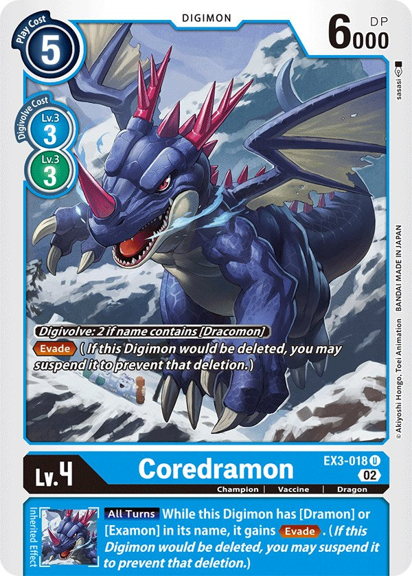 Coredramon [EX3-018] [Draconic Roar] | The Time Vault CA