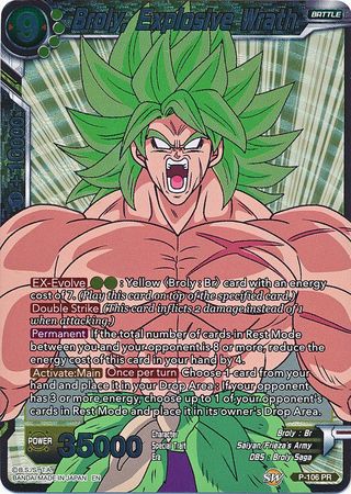 Broly, Explosive Wrath (P-106) [Promotion Cards] | The Time Vault CA