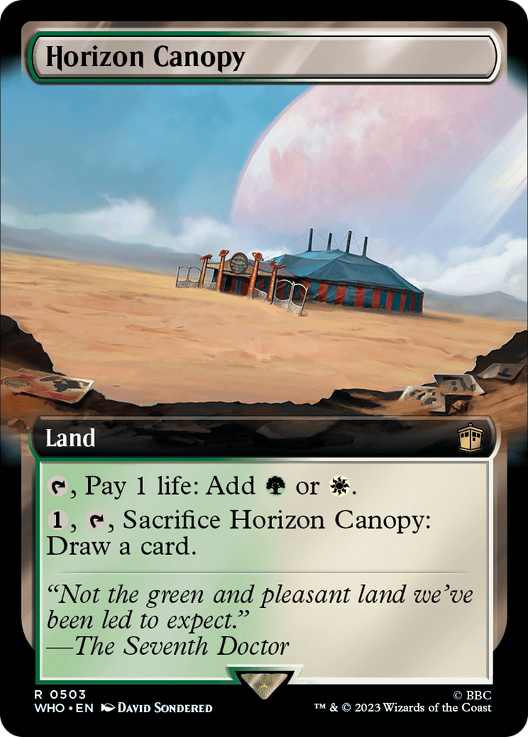 Horizon Canopy (Extended Art) [Doctor Who] | The Time Vault CA