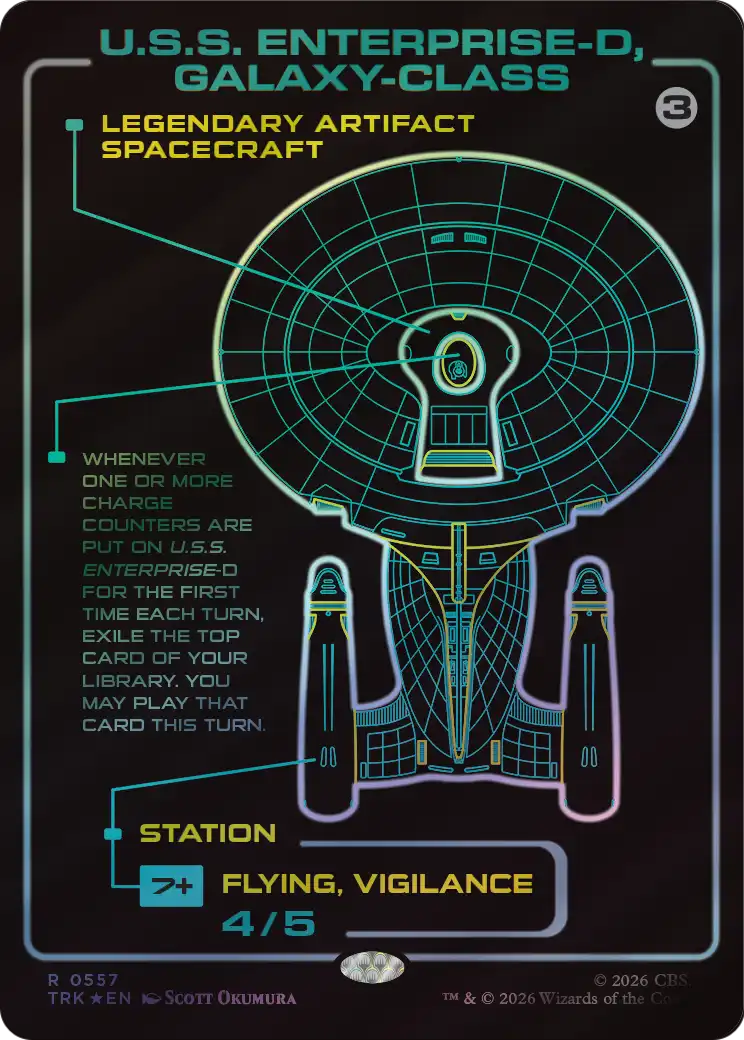U.S.S. Enterprise-D, Galaxy-Class (Showcase) [Star Trek] | The Time Vault CA