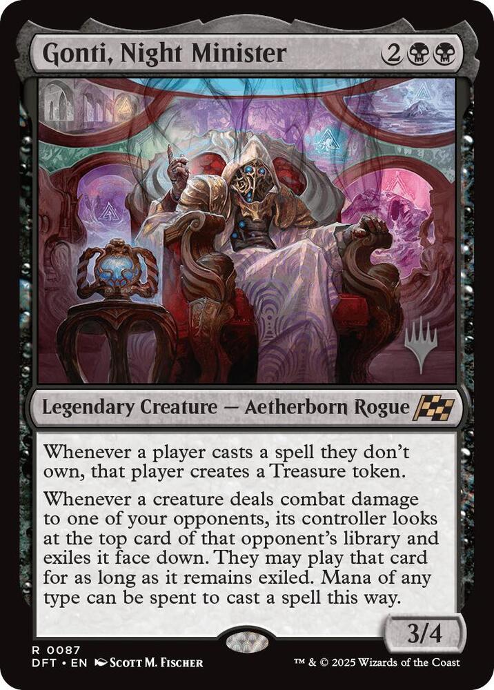 Gonti, Night Minister (Promo Pack) [Aetherdrift Promos] | The Time Vault CA