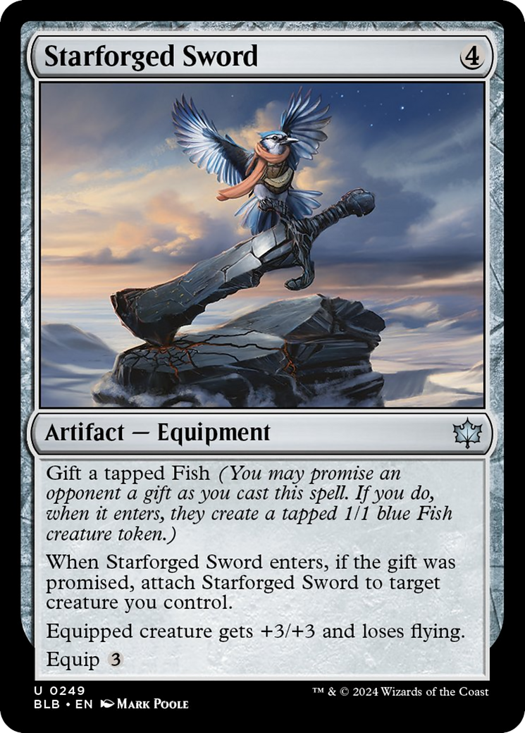 Starforged Sword [Bloomburrow] | The Time Vault CA