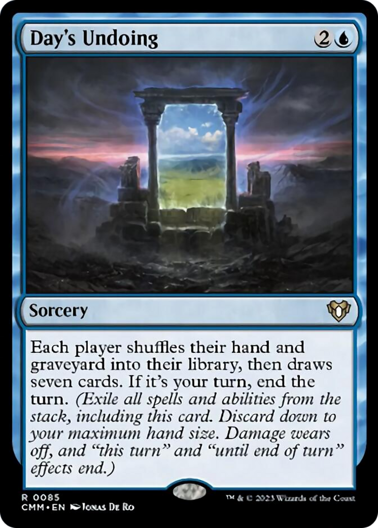 Day's Undoing [Commander Masters] | The Time Vault CA