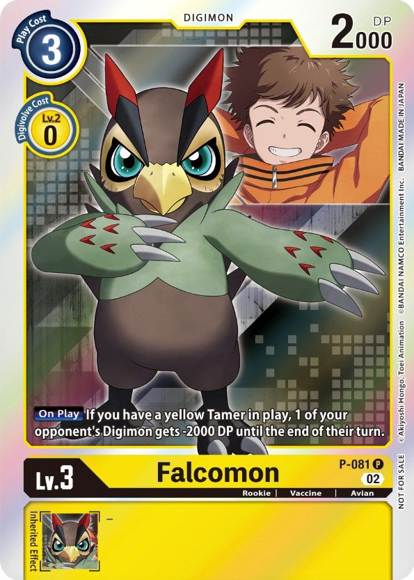 Falcomon [P-081] (Digimon Survive Anime Expo 2022) [Promotional Cards] | The Time Vault CA