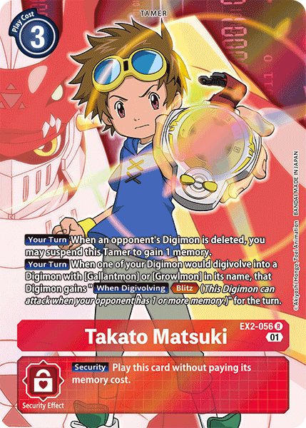 Takato Matsuki [EX2-056] (Alternate Art) [Digital Hazard] | The Time Vault CA