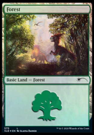 Forest (Dinosaurs) (575) [Secret Lair Drop Promos] | The Time Vault CA