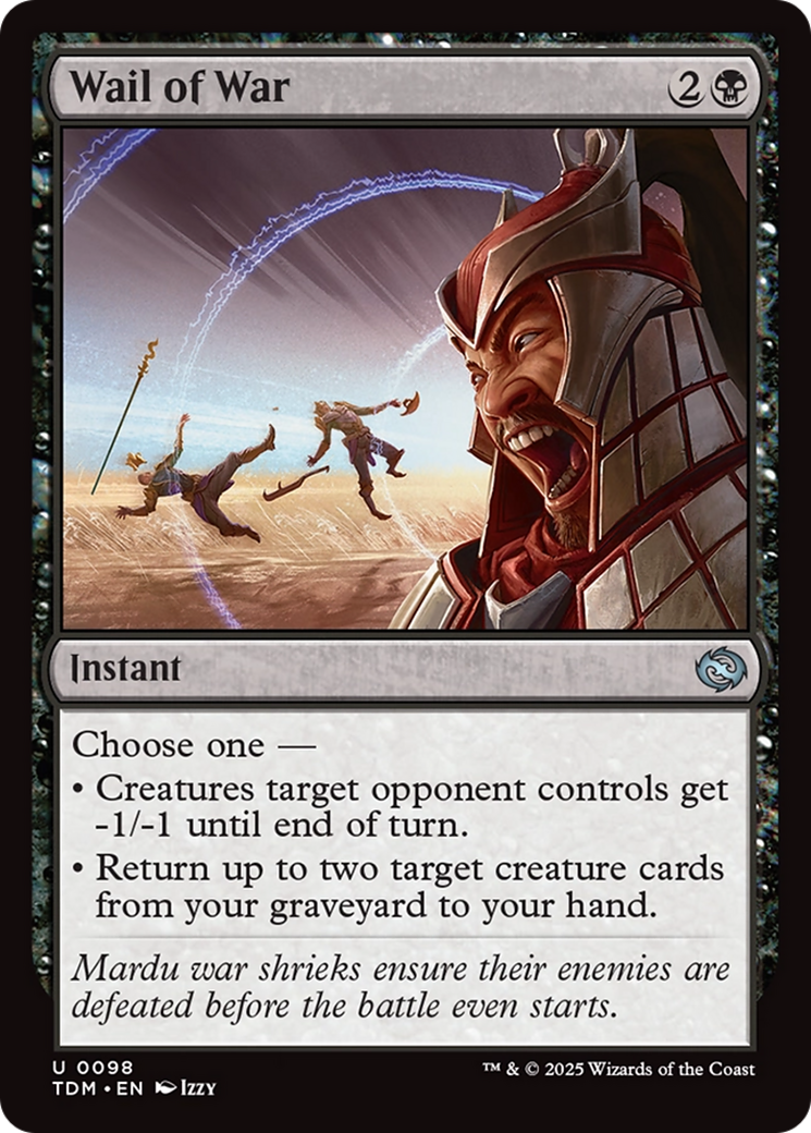Wail of War [Tarkir: Dragonstorm] | The Time Vault CA