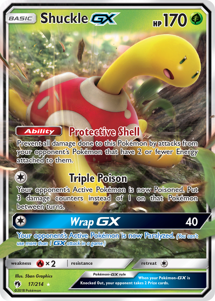 Shuckle GX (17/214) [Sun & Moon: Lost Thunder] | The Time Vault CA