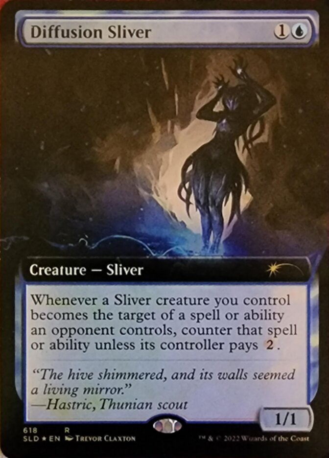 Diffusion Sliver (Extended Art) [Secret Lair Drop Promos] | The Time Vault CA