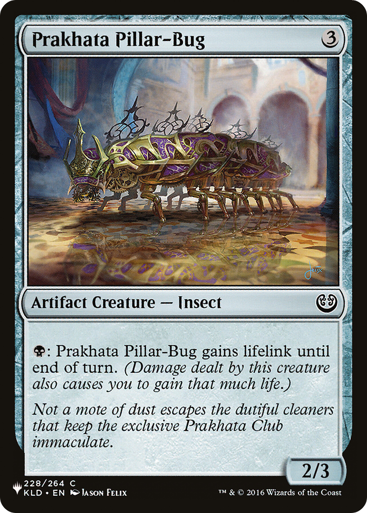 Prakhata Pillar-Bug [The List Reprints] | The Time Vault CA