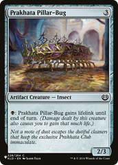 Prakhata Pillar-Bug [The List Reprints] | The Time Vault CA