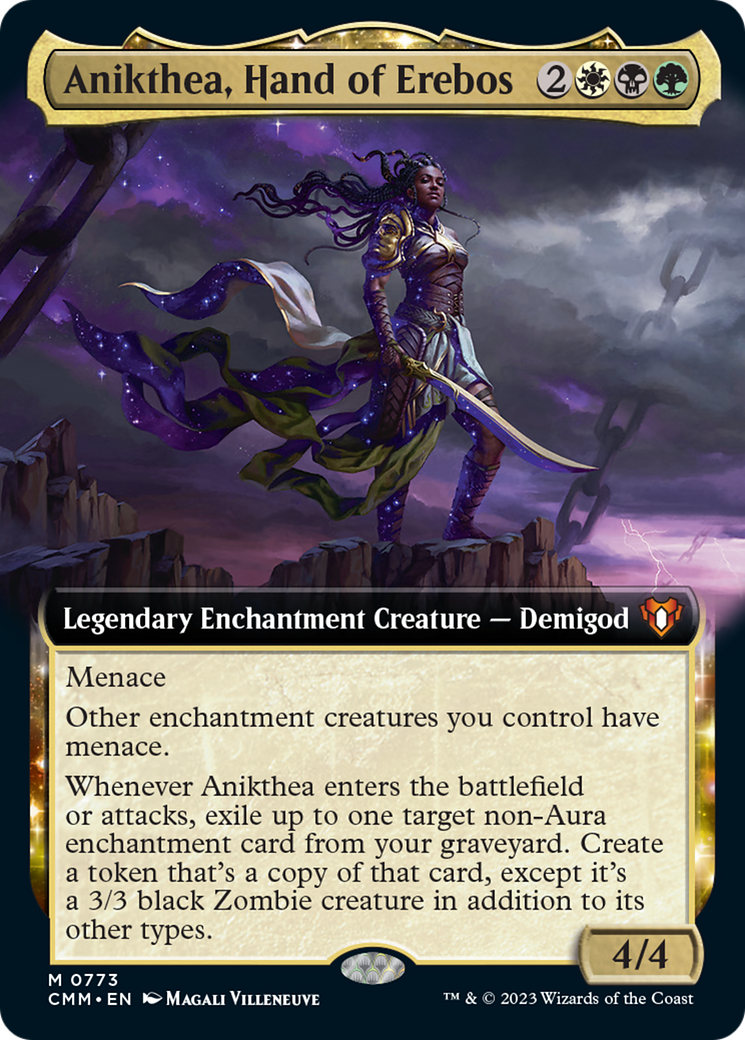 Anikthea, Hand of Erebos (Extended Art) [Commander Masters] | The Time Vault CA