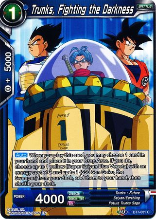 Trunks, Fighting the Darkness (BT7-031) [Assault of the Saiyans] | The Time Vault CA