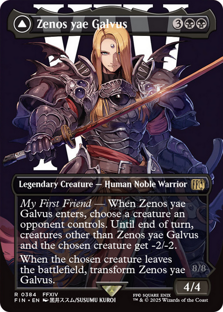 Zenos yae Galvus // Shinryu, Transcendent Rival (Borderless) [FINAL FANTASY] | The Time Vault CA