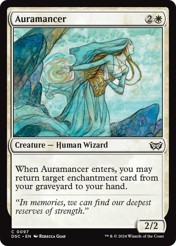 Auramancer [Duskmourn: House of Horror Commander] | The Time Vault CA