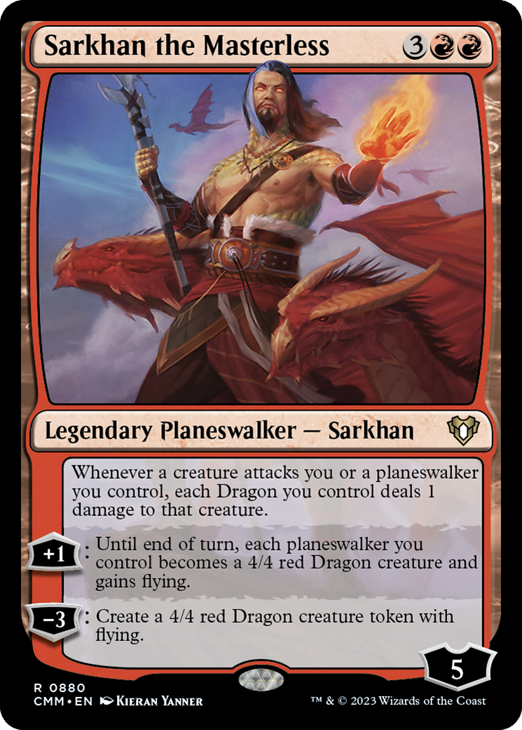 Sarkhan the Masterless [Commander Masters] | The Time Vault CA