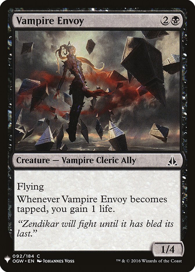 Vampire Envoy [Mystery Booster] | The Time Vault CA