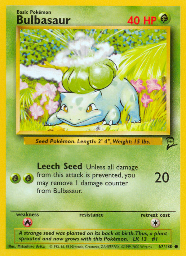 Bulbasaur (67/130) [Base Set 2] | The Time Vault CA