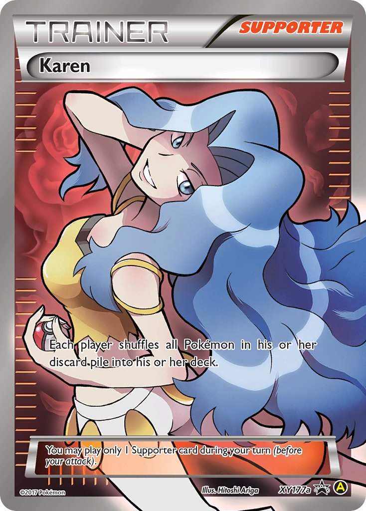 Karen (XY177a) [Alternate Art Promos] | The Time Vault CA