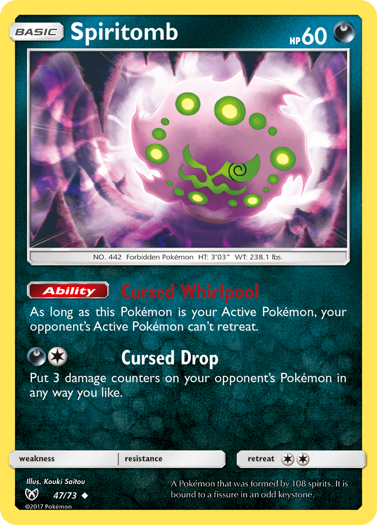Spiritomb (47/73) [Sun & Moon: Shining Legends] | The Time Vault CA