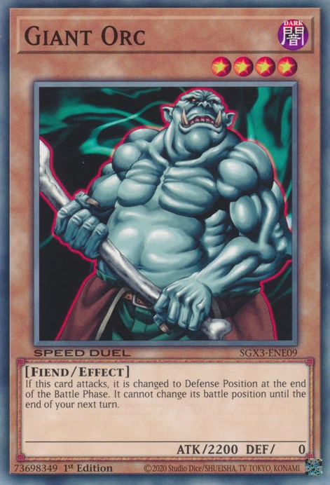 Giant Orc [SGX3-ENE09] Common | The Time Vault CA
