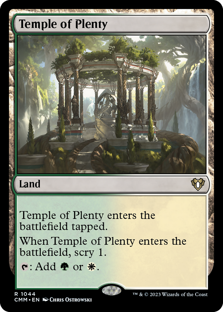 Temple of Plenty [Commander Masters] | The Time Vault CA