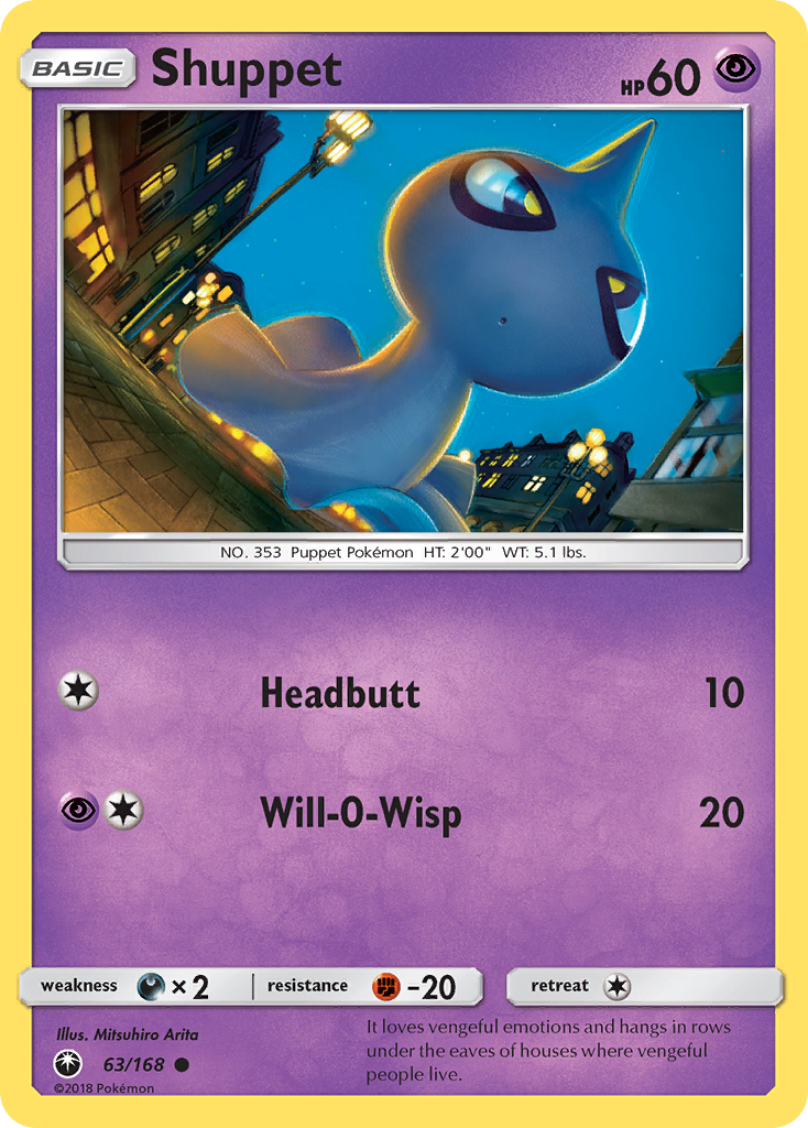 Shuppet (63/168) [Sun & Moon: Celestial Storm] | The Time Vault CA