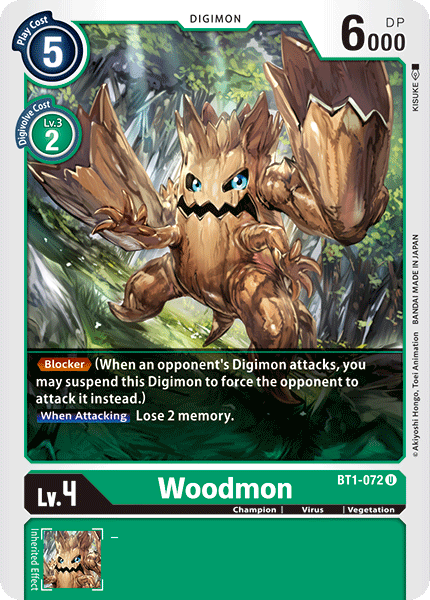 Woodmon [BT1-072] [Release Special Booster Ver.1.0] | The Time Vault CA