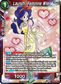 Launch, Feminine Wiles (Unison Warrior Series Tournament Pack Vol.3) (P-274) [Tournament Promotion Cards] | The Time Vault CA