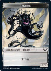 Inkling // Spirit Double-Sided Token [Strixhaven: School of Mages Tokens] | The Time Vault CA