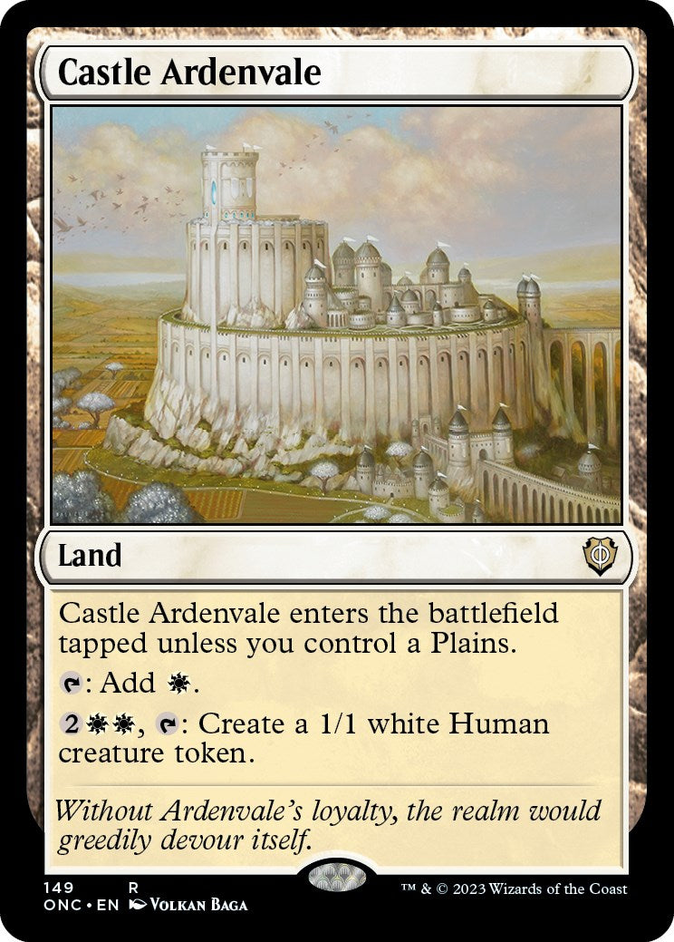 Castle Ardenvale [Phyrexia: All Will Be One Commander] | The Time Vault CA