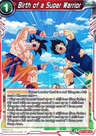Birth of a Super Warrior (BT11-029) [Vermilion Bloodline] | The Time Vault CA