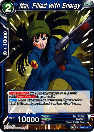 Mai, Filled with Energy (BT7-034) [Assault of the Saiyans] | The Time Vault CA