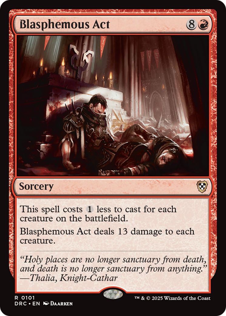 Blasphemous Act [Aetherdrift Commander] | The Time Vault CA