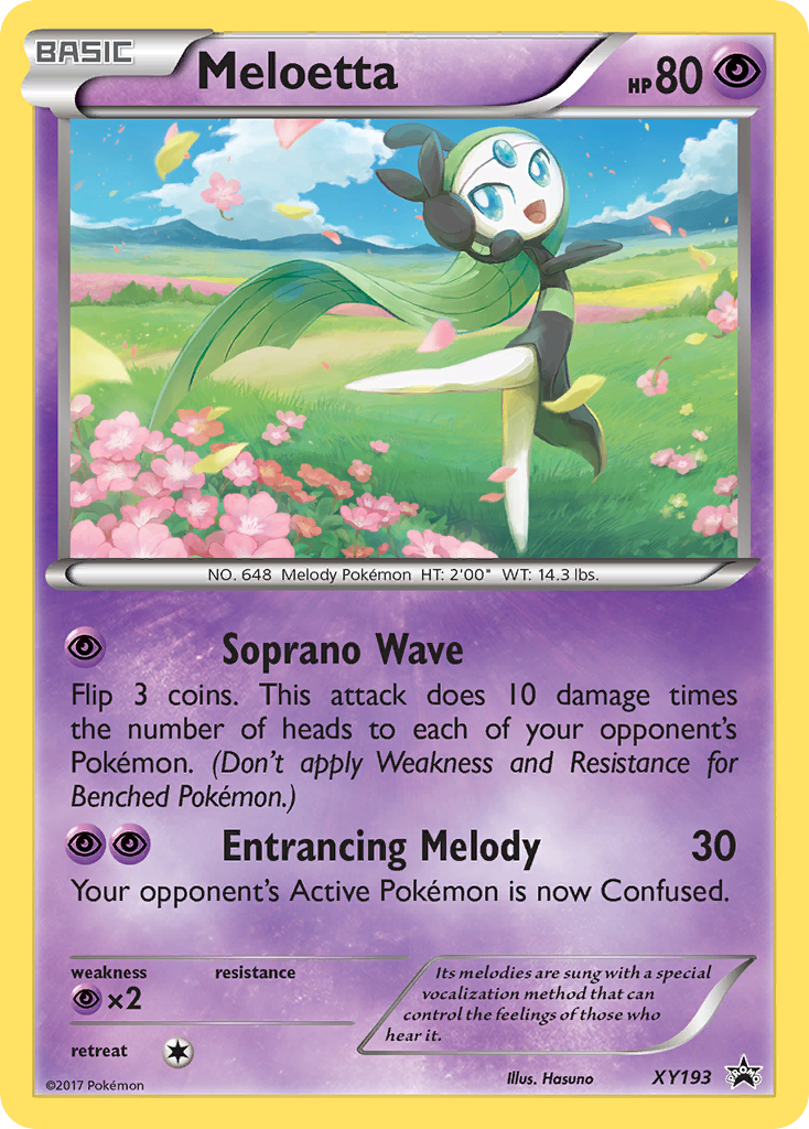 Meloetta (XY193) [XY: Black Star Promos] | The Time Vault CA